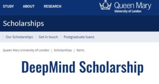 DeepMind Scholarship 2022