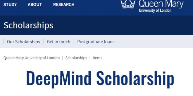DeepMind Scholarship 2022