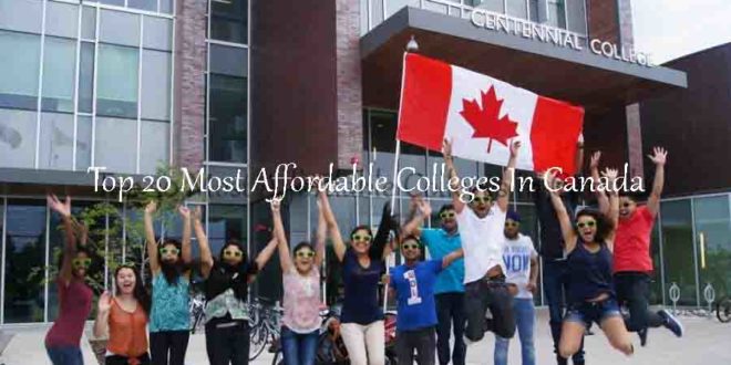 affordable colleges in Canada