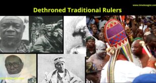 Dethroned Traditional Rulers