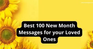 New Month Messages